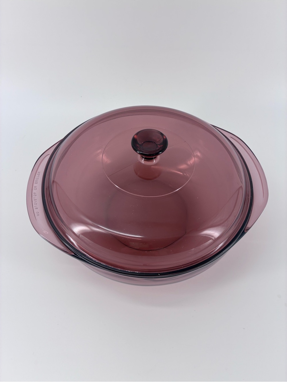 VTG Cranberry Casserole Dish